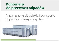 Kontenery do przewozu odpadów